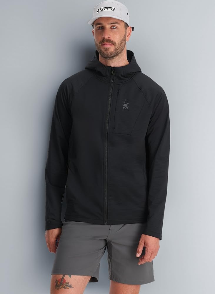 Spyder Men Mens Spyder Pullover Spyder, Wengen Half Zip Jacket Men