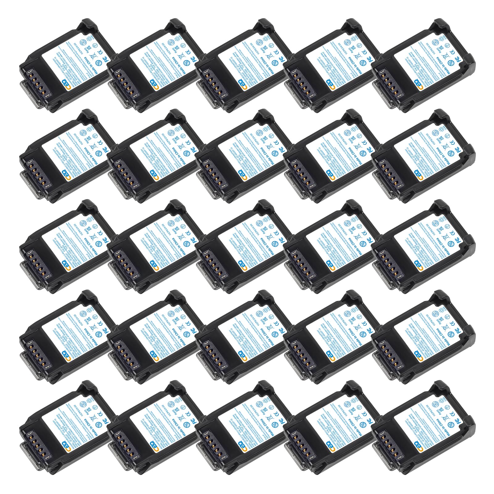 25-Pack for Zebra RS5100 Ring Scanner BT-000397 Battery RS51 RS61 RS6100