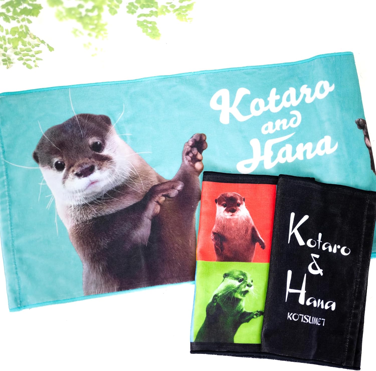 Official Otter Kotaro & Hana Imabari Towel Set