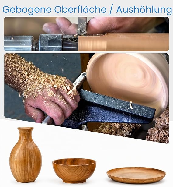 12 mm runde Hartmetall-Einsätze Indexierbar passend für DIY Drehmaschine Holzdrehwerkzeuge Ci3 10 Stück