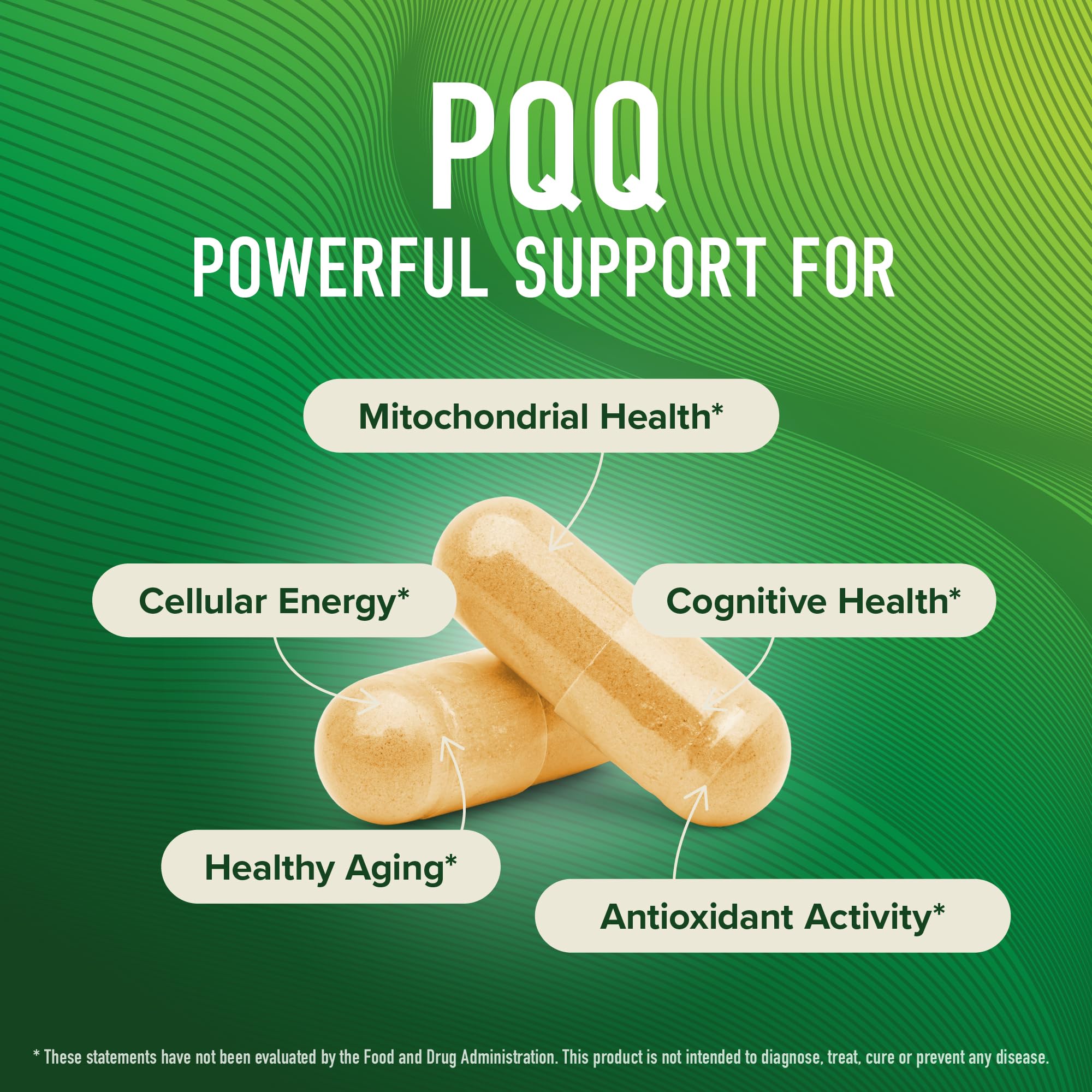 PQQ Supplement 40 MG, High Strength Pyrroloquinoline Quinone, 60 Capsules — Amazon image 2