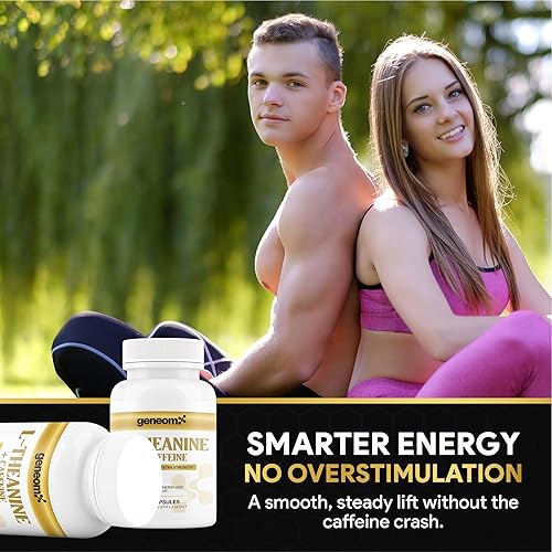 Miniatura 8 de Suplemento de L-teanina + cafeína, fórmula 2 en 1 extra fuerte para claridad mental, energía y concentración con extracto de grano de café verde
