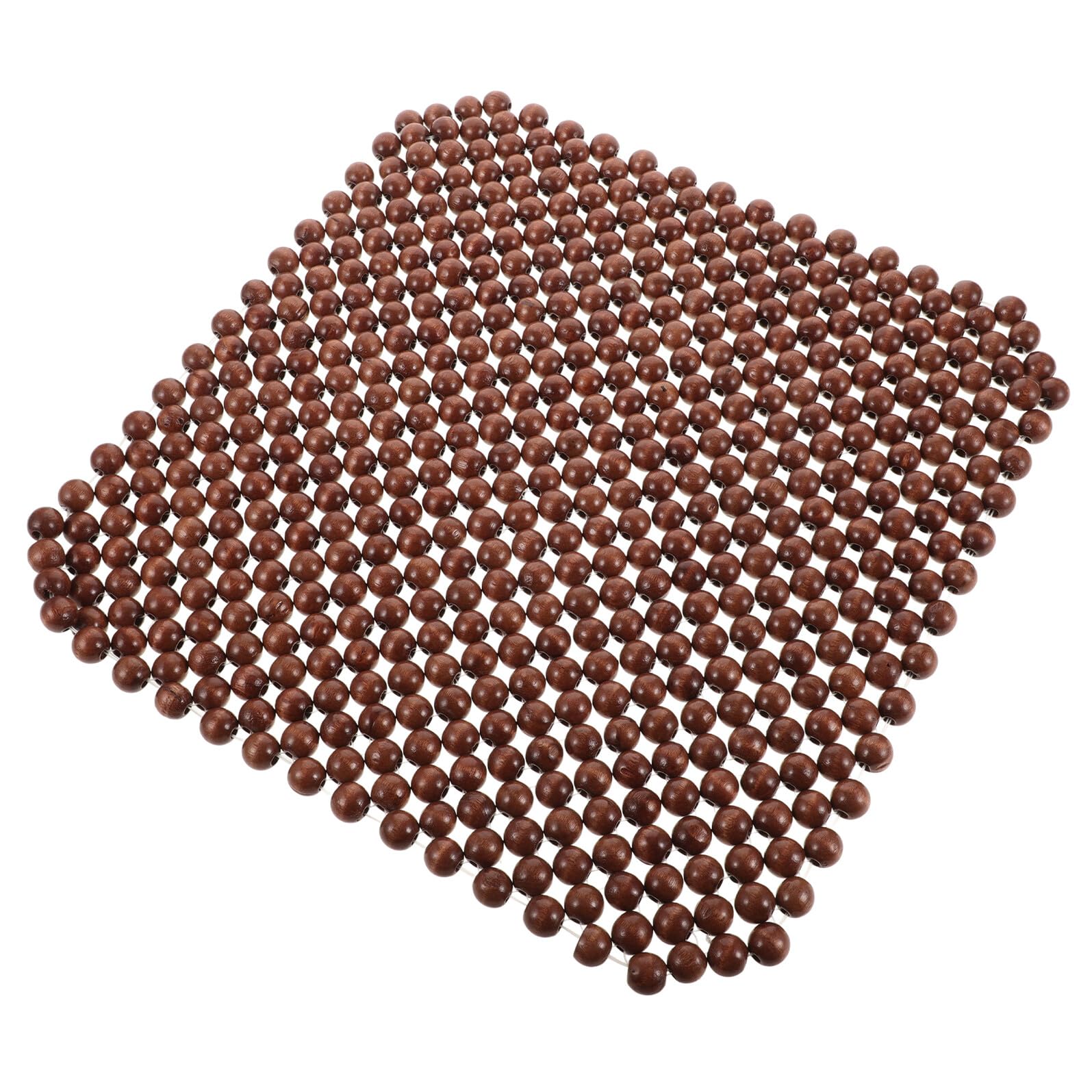 Coussin de siège voiture en perles de bois universel pour toutes saisons