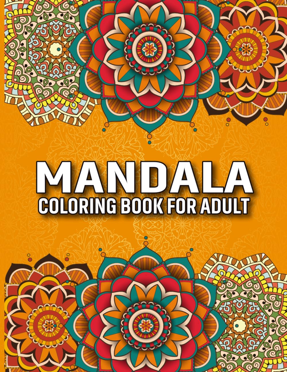 Mandala Color by Number Coloring Book for Adults: Mandala Art Large Print Easy Mandala Coloring Book For Kids, Adults, Seniors And Beginners, Stress Relieving And Calming Coloring Book.