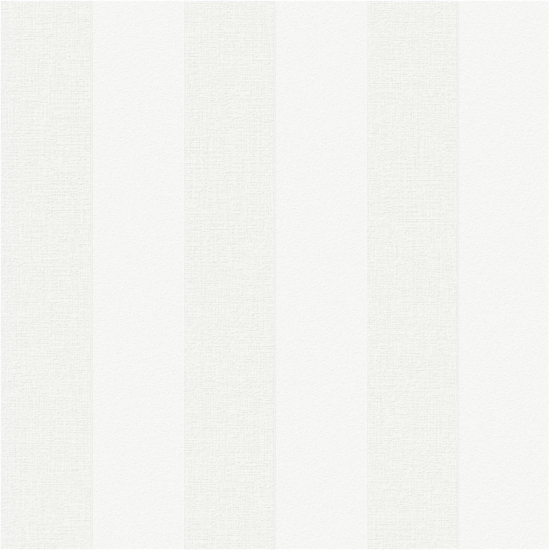 Superfresco Paintable Stripe White Textured Wallpaper | Paste the Paper Application | White Stripe | Paintable