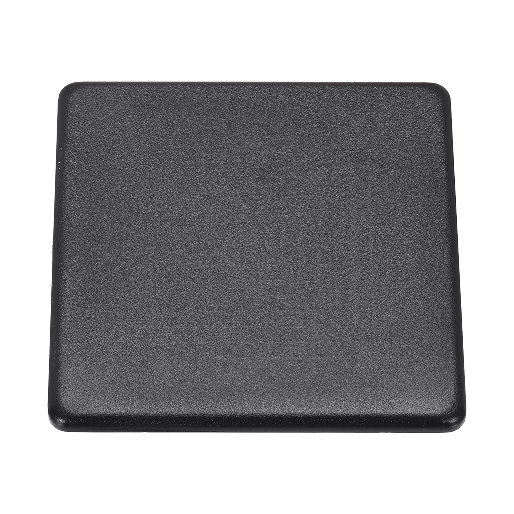 Tapa de extremo de extrusión cuadrada de plástico negro de 80x80 mm para perfil de aluminio
