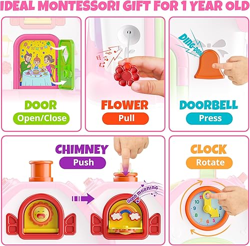 Miniatura 3 de Juguetes Montessori para niñas de 1 año, primer regalo, regalo de primer cumpleaños para niñas de un año, juguete de 12 a 18 meses, juguetes