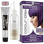 Amethyst Purple Hair Dye Permanent with Anti-Breakage Plex Hair Care, Vegan Hair Dye & Cruelty-Free, 100% Grey Coverage, purple Hair Color, For All Hair Types. Smart Beauty