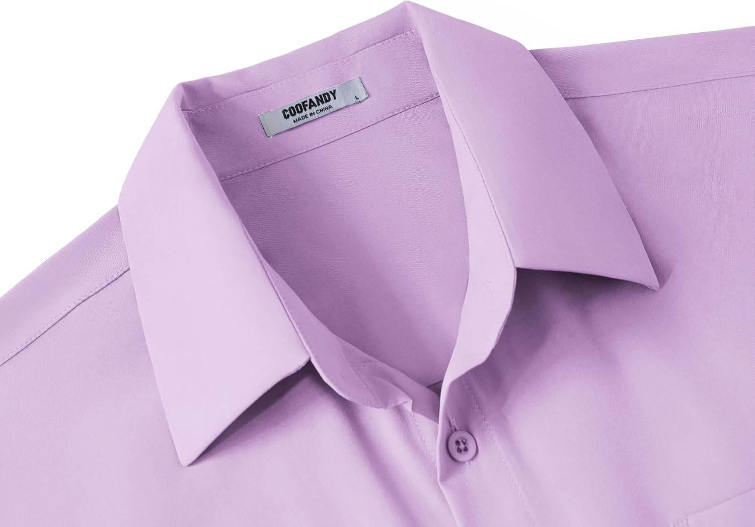 COOFANDY Big & Tall Shirts for Men Short Sleeve Button Down Casual Dress Shirts - Image 5