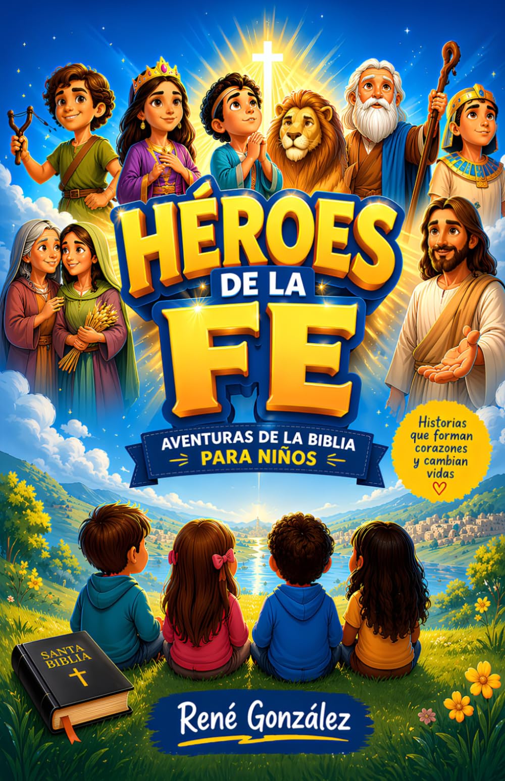 HÉROES DE LA FE: Aventuras de la Biblia para Niños que Transforman el Corazón: 2 (Dios también habla a los niños)