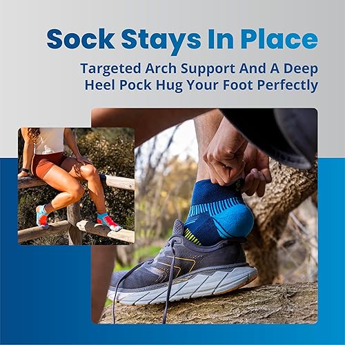 Miniatura 5 de Balega Calcetines deportivos ultraligeros y ligeros de rendimiento para hombres y mujeres (1 par)