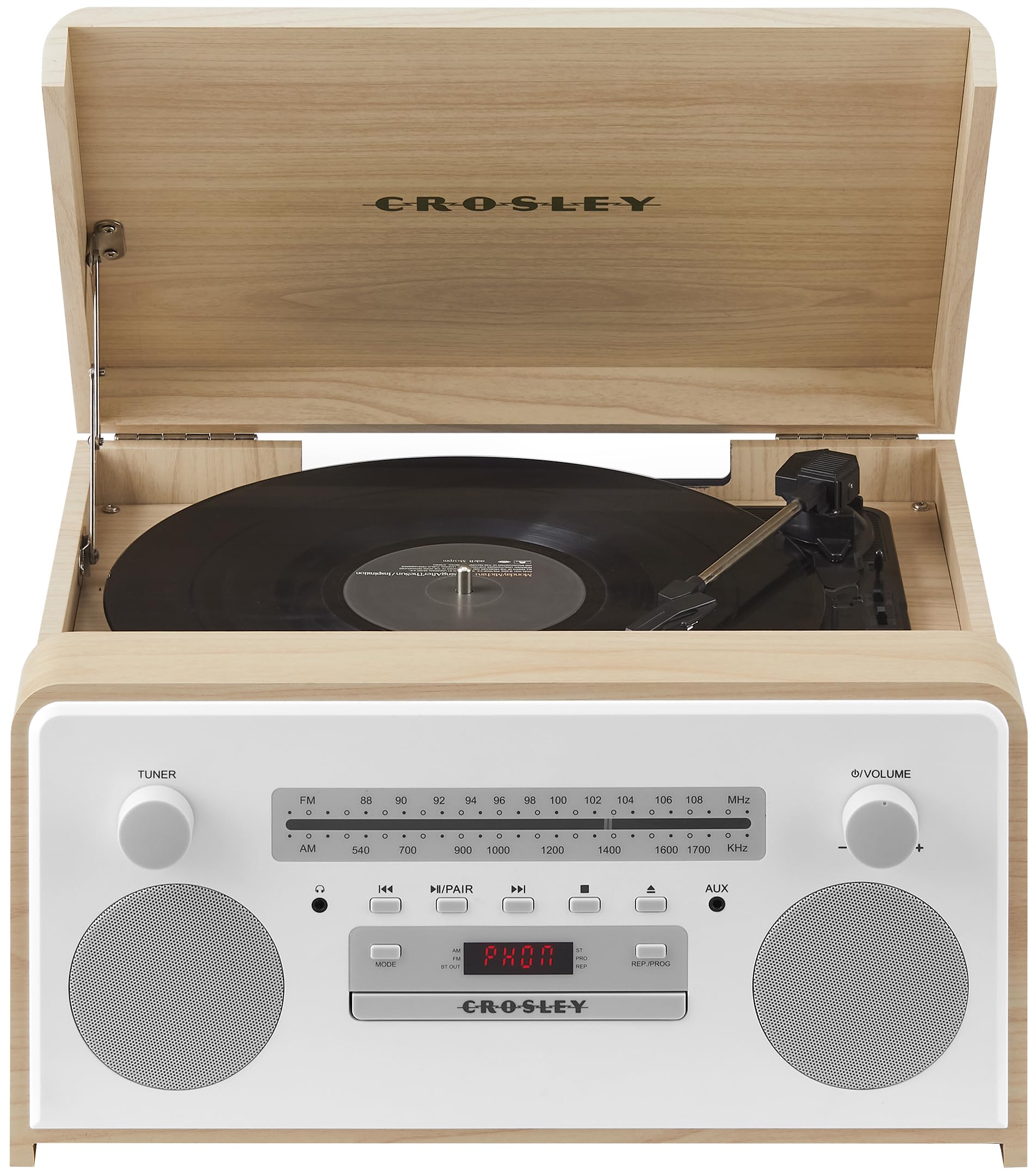 Amazon.com: Crosley CR7024A-NA Carter 7-in-1 Bluetooth Vinyl