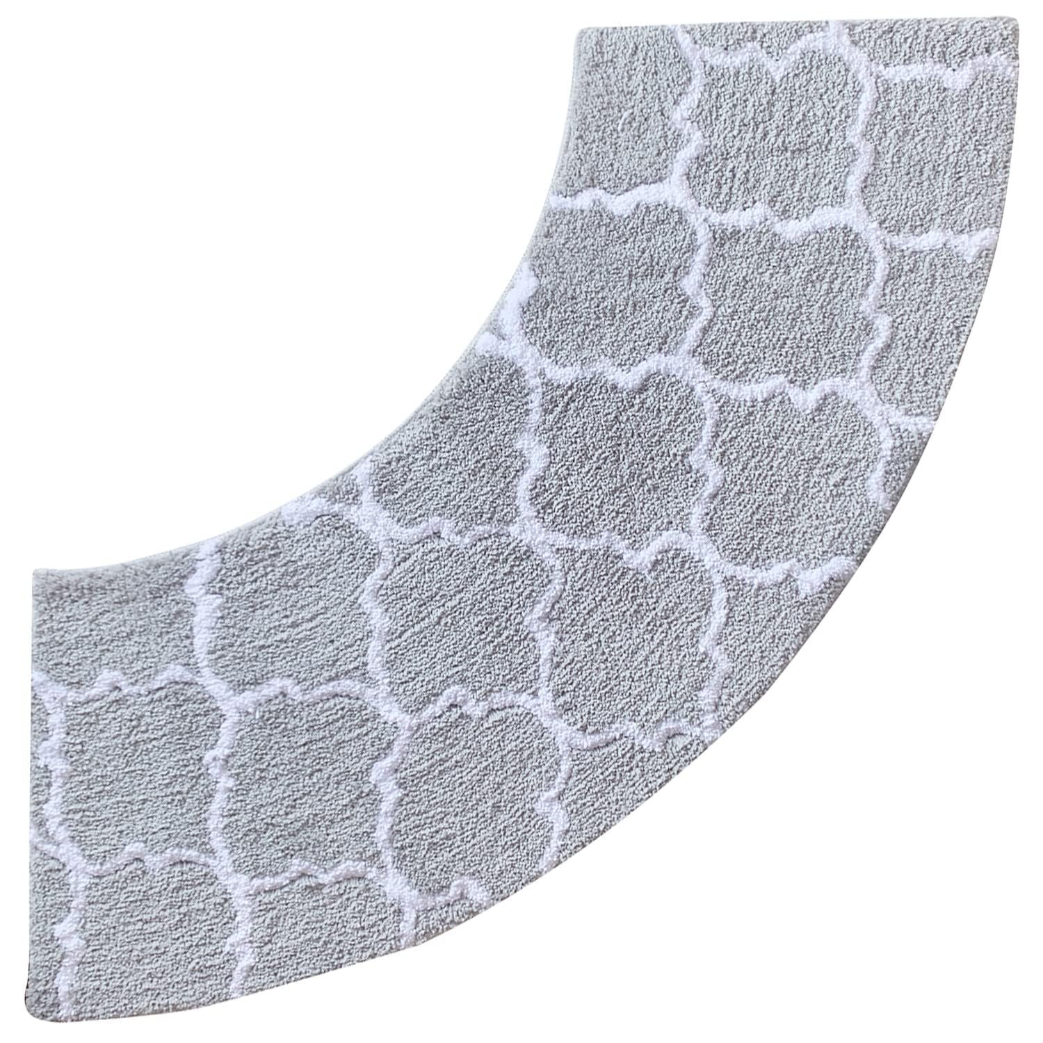 Tappetino da Doccia Curvo, 45 * 143cm Tappeto Da Bagno Grande Antiscivolo Quadrant Tappeto Doccia Angolare in Microfibra, Lavabile, Adattabile A Tutte Le Docce Angolari