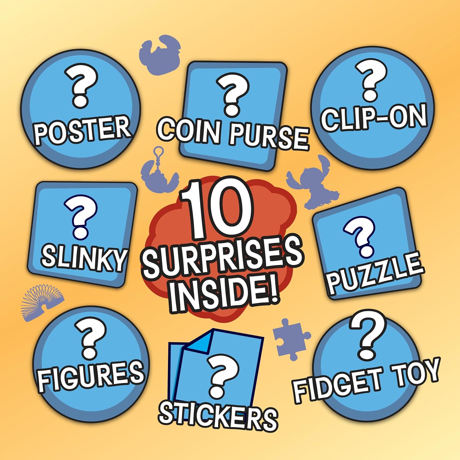 Stitch Jumbo Stitch's Head Capsule with 10 Toys and Gadgets
