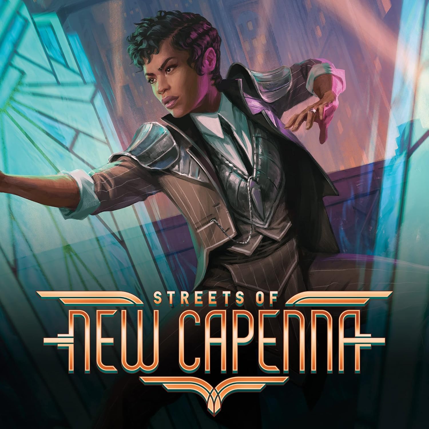 Magic: The Gathering - Nova Capenna Street Theme Booster - Mediators (Green, White and Blue) | 35 Cards
