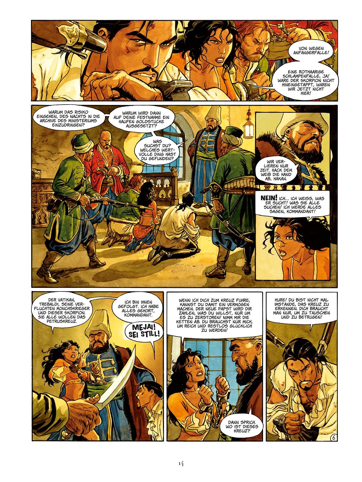 Der Skorpion Gesamtausgabe 2: Bände 5-8 der historischen Abenteuer-Comic-Serie über einen Reliquienhändler im Fadenkreuz des Vatikans