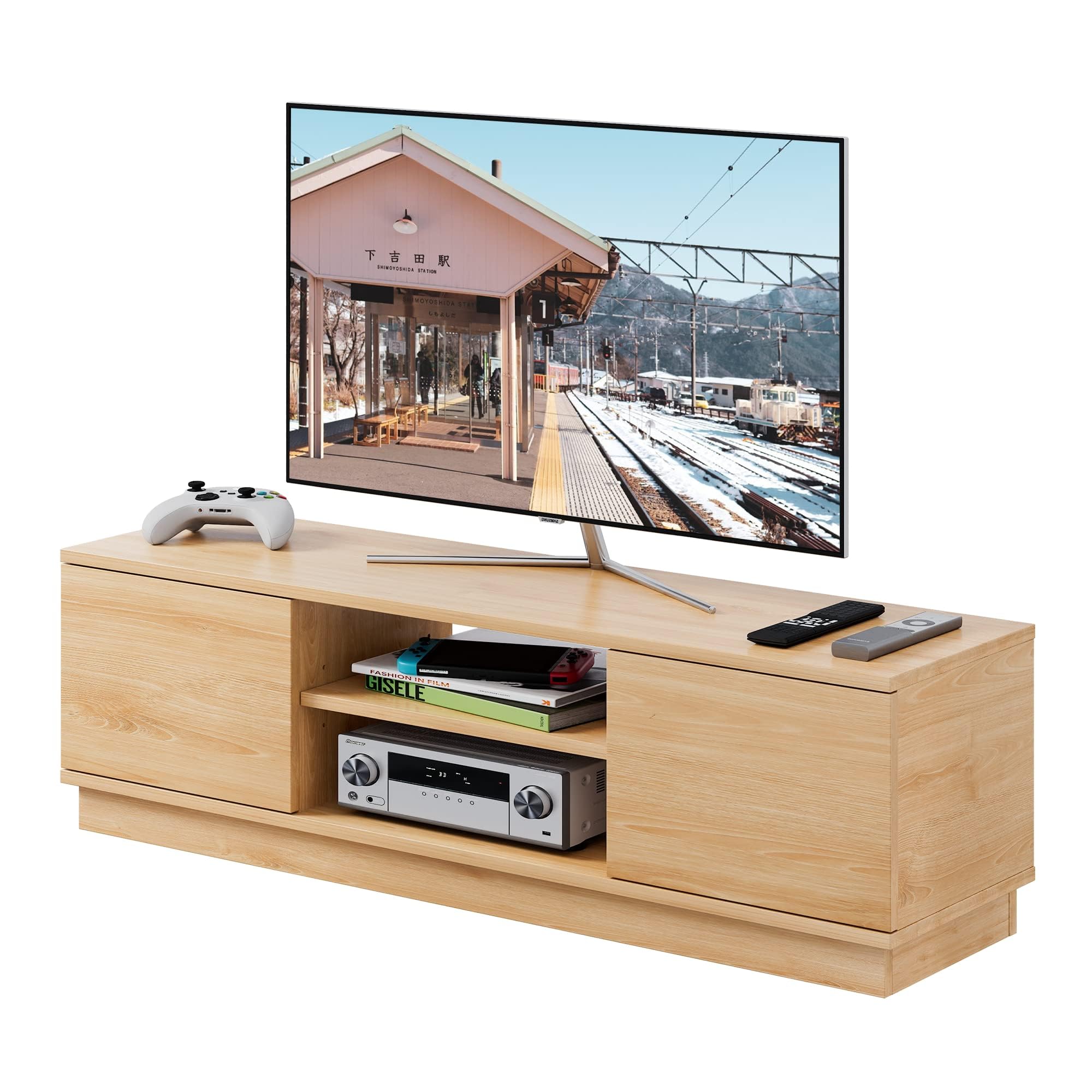 Amazon｜テレビ台 ローボード テレビボード 収納 ロータイプ 幅110 高