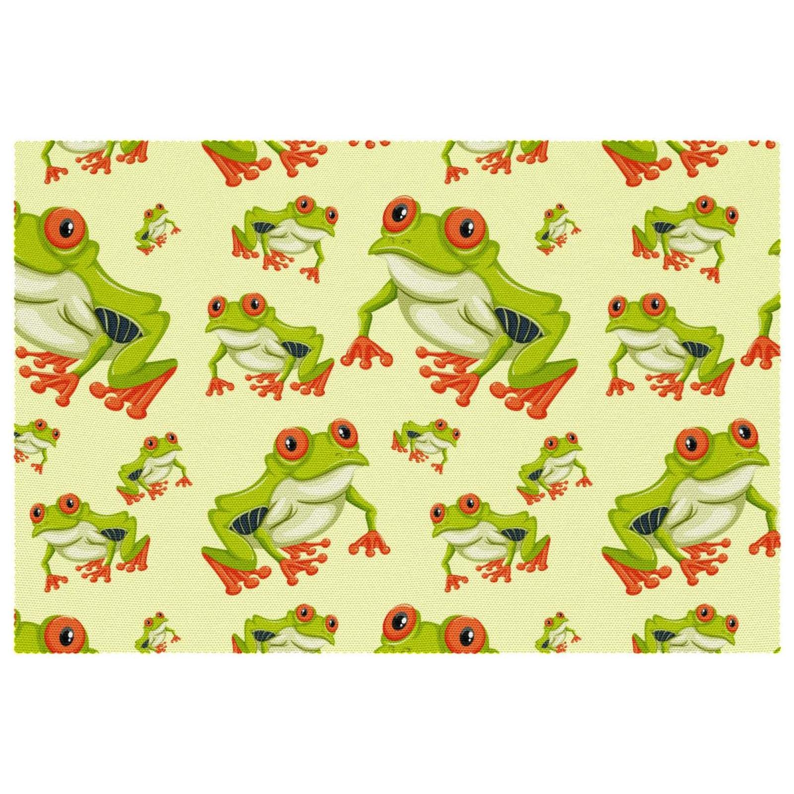 Sets de table grenouille pour animer vos repas en famille x6