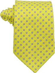 Nova gravata masculina clássica de seda xadrez lisa Paisley JACQUARD