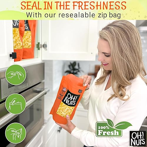 Miniatura 6 de Oh Nuts Piña seca en dados  Bolsa a granel de trozos de piña tropical deshidratados para rebanar y hornear  Bajo en azúcar sodio y colesterol sin