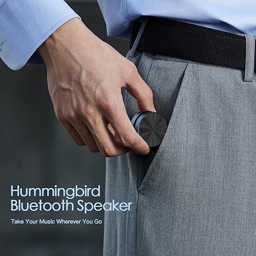 Miniatura 8 de Docooler Altavoz de conducción ósea, mini altavoces inalámbricos verdaderos, sonido inalámbrico, altavoz portátil creativo, sonido estéreo,