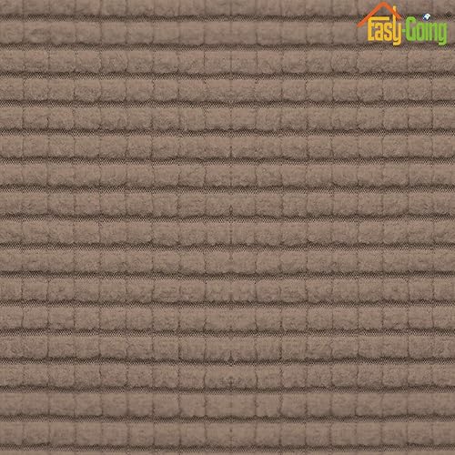 Miniatura 5 de Easy-Going - Funda de cojín elástica para sofá, funda de cojín protectora para asiento de sofá, suave, flexible con parte inferior elástica (cojín