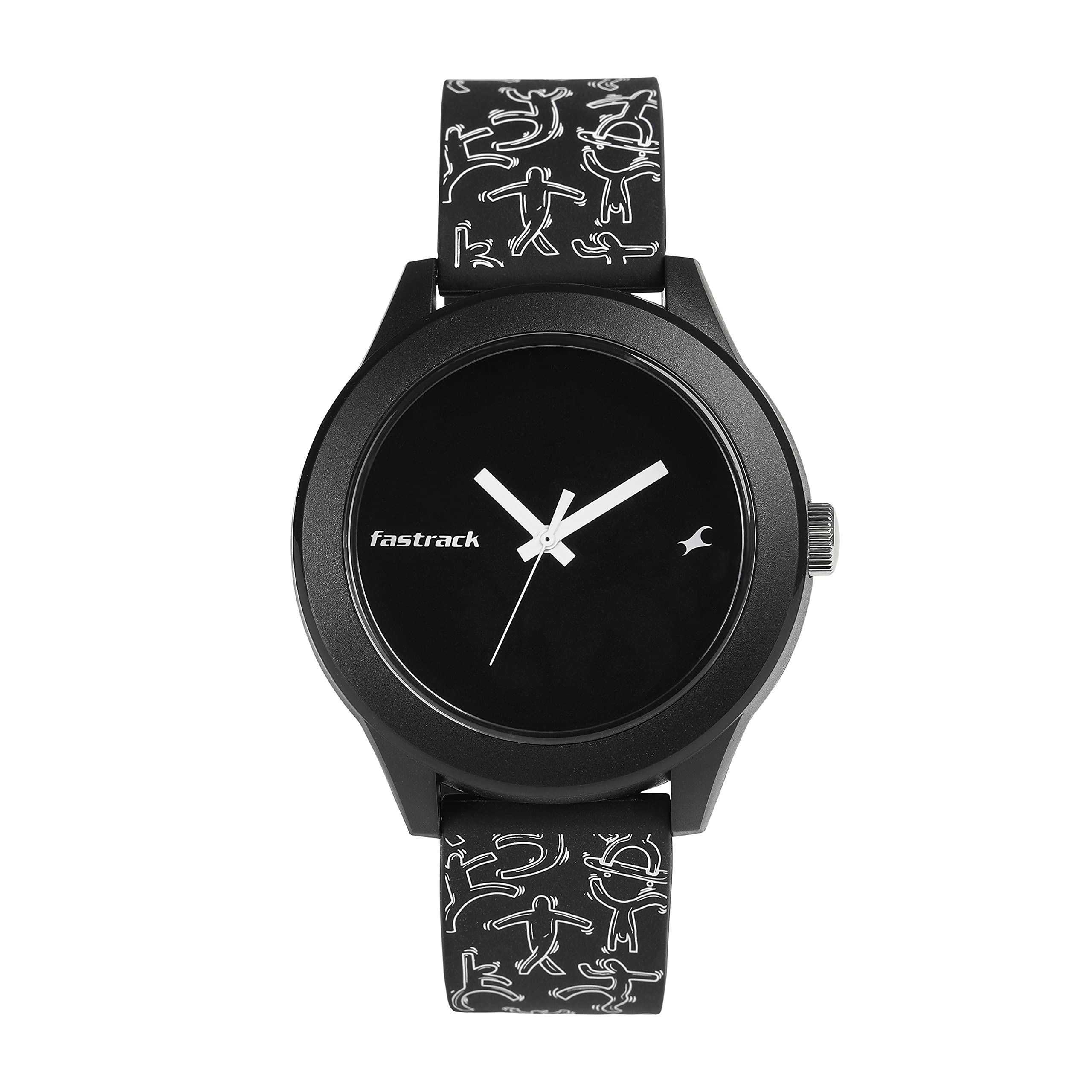 Fastrack Unisex Silicone Analog Black Dial Watch-38003Pp19, Band Color-Black (B099WR25MD) Amazon Price History, Amazon Price Tracker