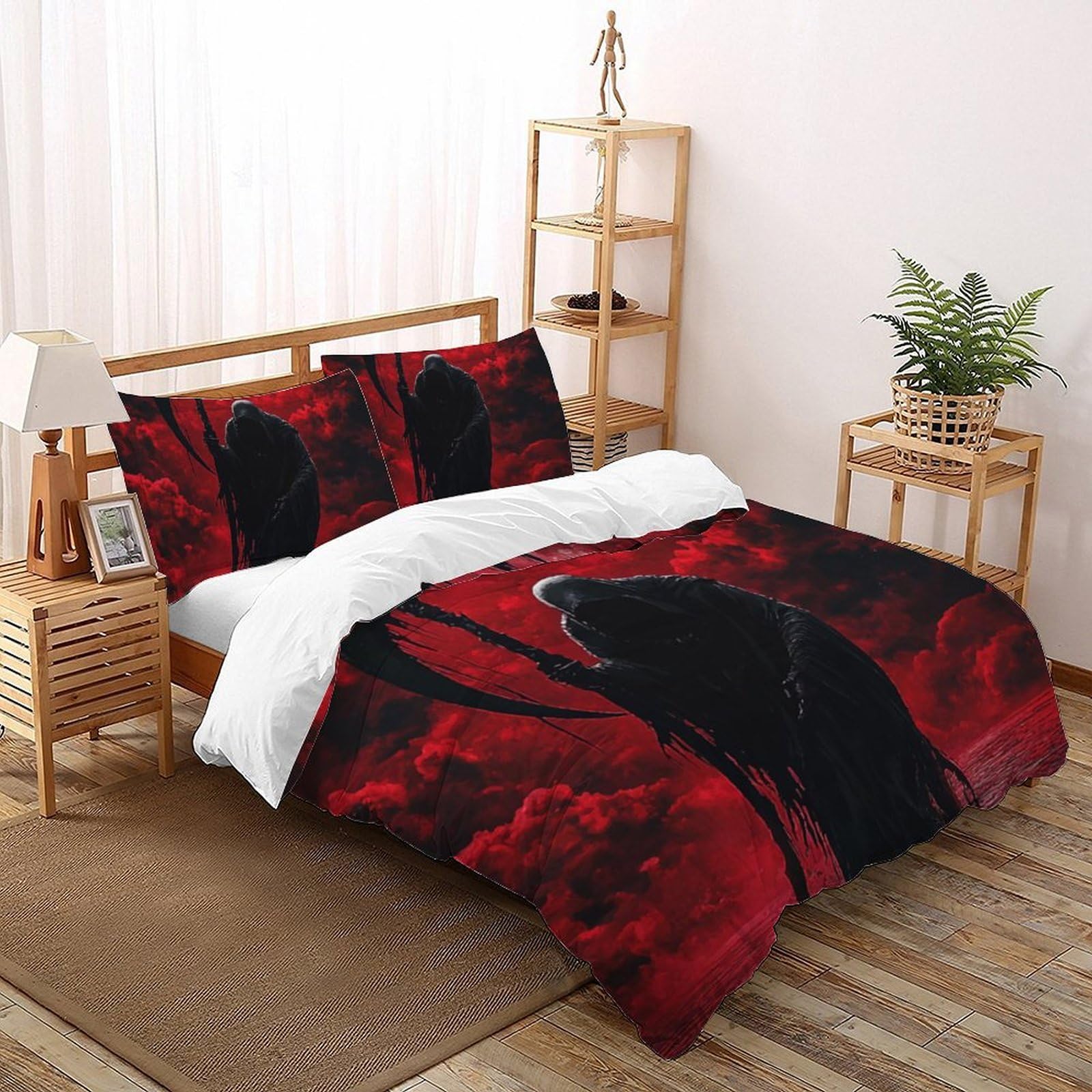 Ensemble simple 2 pièces de literie avec housse de couette et taie d'oreiller
