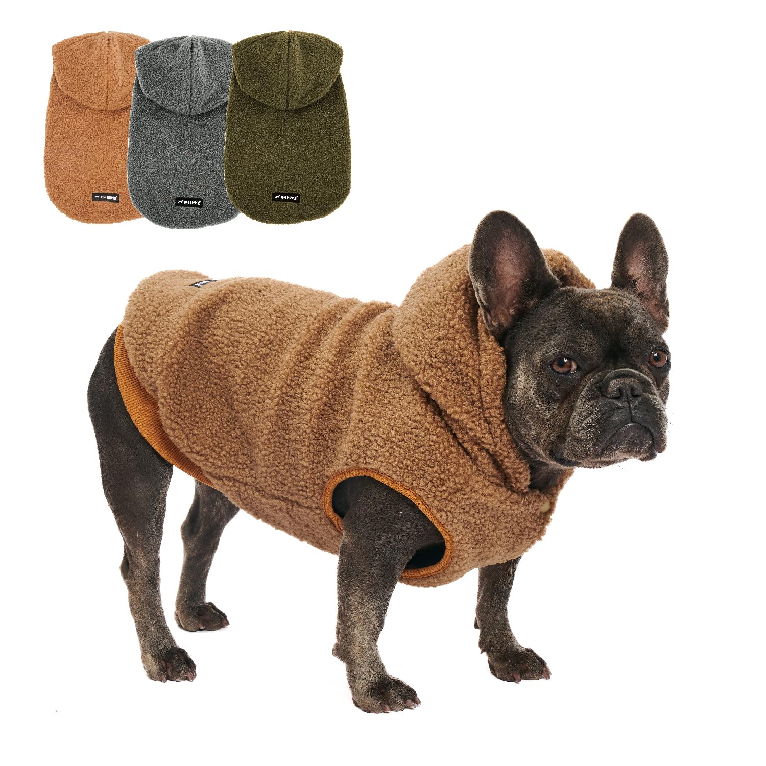 Tuff Pupper Fleece Dog Hoodie Sweater