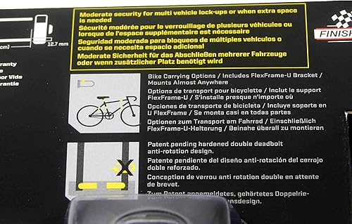 Miniatura 4 de Kryptonite Kryptolok Series 2 LS - Candado en U para bicicleta (4 pulgadas x 11.5 pulgadas)