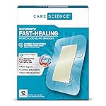 Care Science Smart Heal Waterproof Hydrocolloid Gel Pad Bandages, XL, 2 in x 3 in, 12 ct | 100% Waterproof Seal, for Blisters or Wound Care