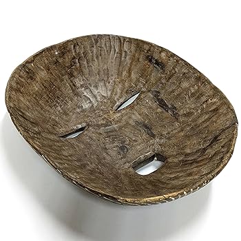 アフリカのお面 11 1/2 x 7 1/2 希少な素晴らしいコンゴアンティークアフリカ