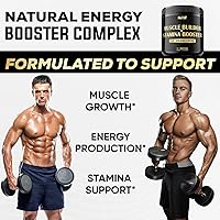 Vista 3 de Nuqiit Suplemento de constructor muscular con monohidrato de creatina, 500 mg Tribulus Terrestris 6000 mg y más, apoya la fuerza, la resistencia