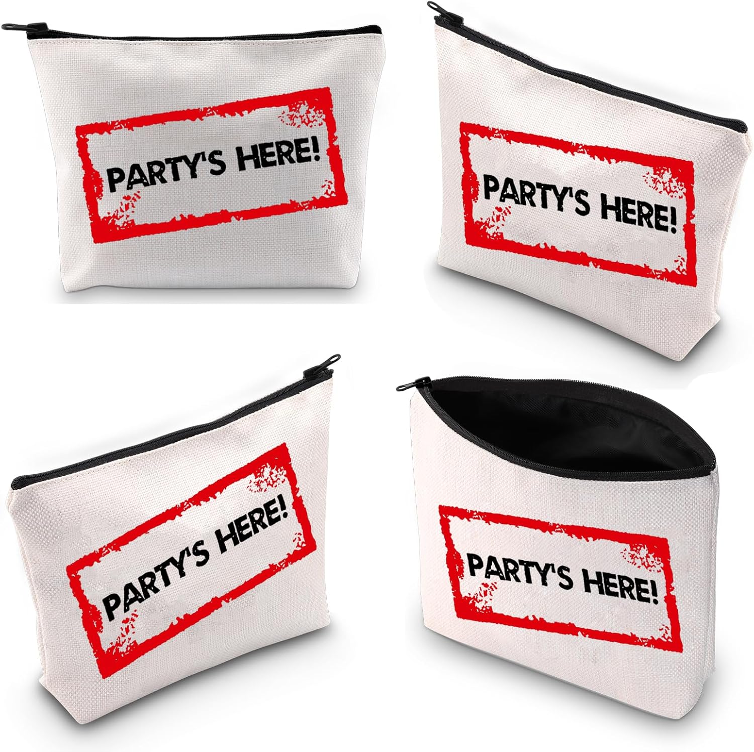 XYANFA TV Show Inspired Makeup Bag Party's Here Reality J Shore TV Show Fans Gift Zipper Pouch - Image 5