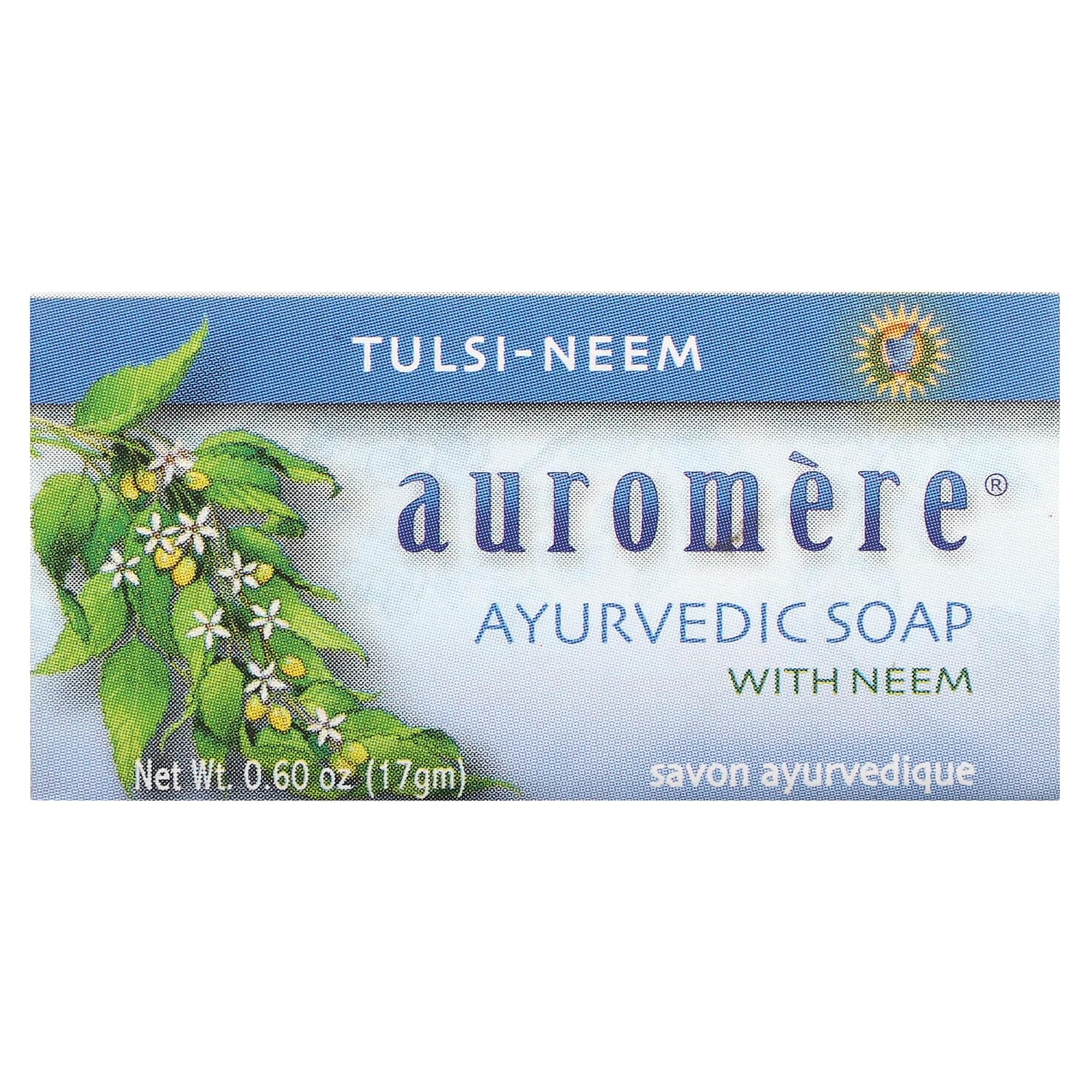 Travel Size Ayurvedic Soap Tulsi-Neem - 0.71 oz. (20 g)