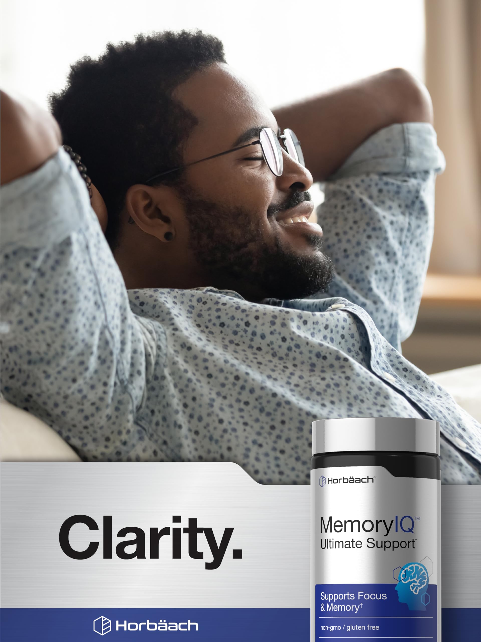 Horbäach Memory IQ Brain Support Supplement | 60 Softgels — Amazon image 6