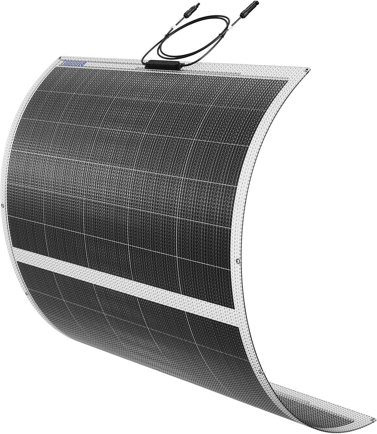 300W Flexible Bifacial Solar Panel, 18BB Monocrystalline, 25% High Efficiency, Lightweight 12V/24V PV Module with MC4 for RV, Boat, Camping, Off-Grid