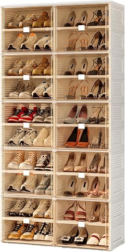 Large Shoe Storage Case with Magnetic Doors 10 Layer, AY067-002