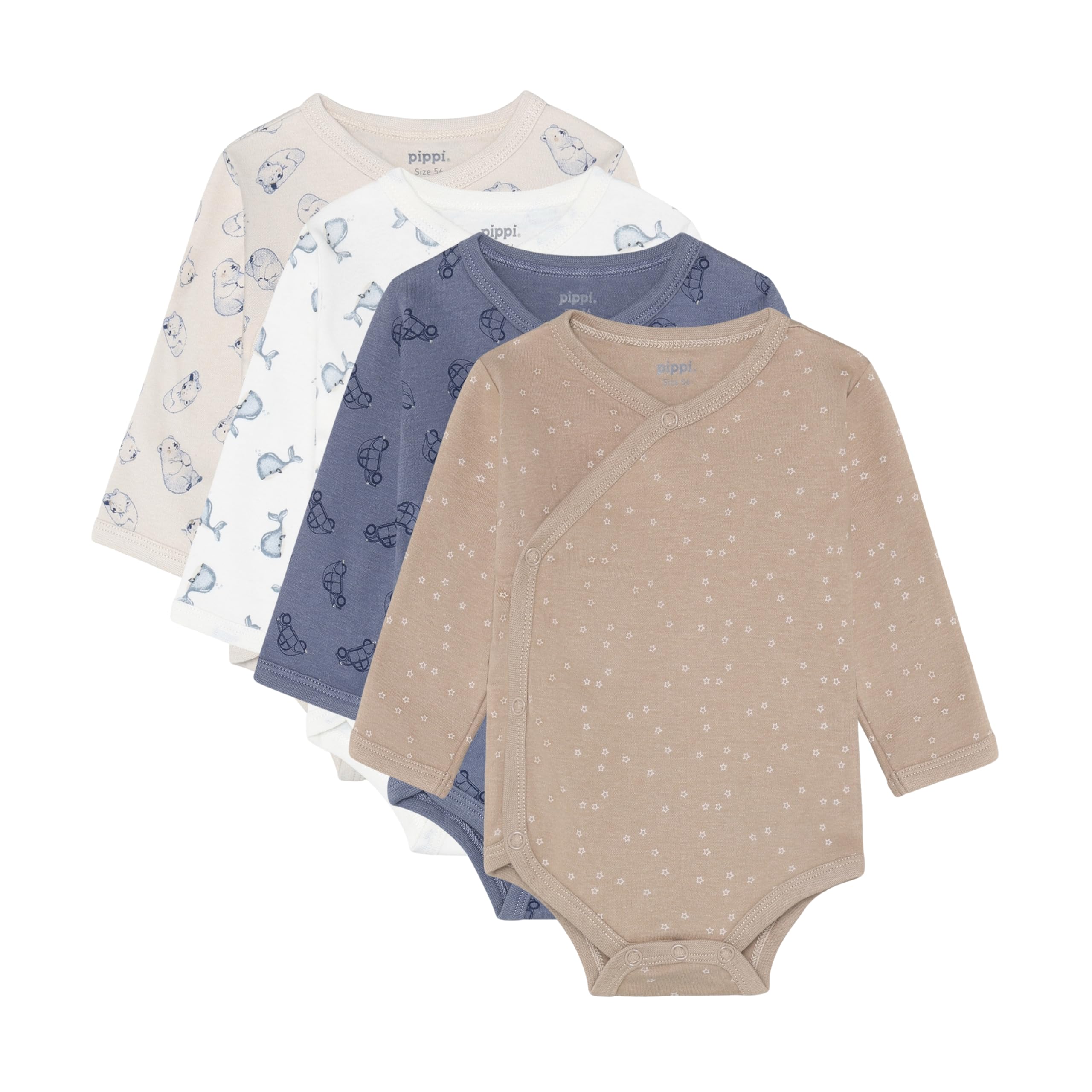 Body Wrap Pippi imprimé AO lot de 4 cache-coeurs pour bébé - 7