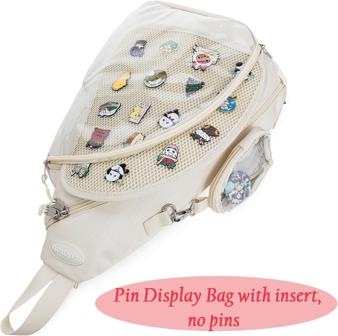 Mens Womens Oxford Ita Bag Pin Display Chest Pack Single Shoulder Bag Sport Backpack Packs Hiking Daypack - Image 5