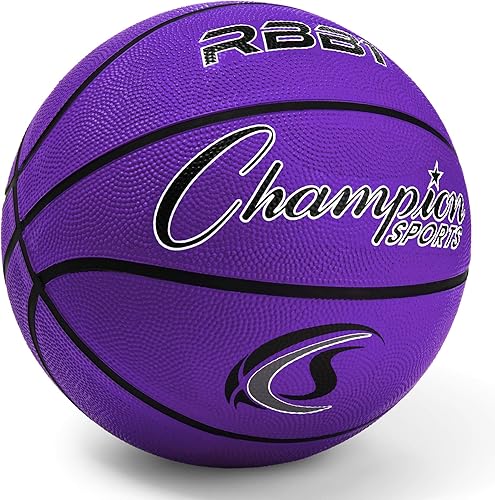 Miniatura 2 de Champion Sports - Pelotas de baloncesto oficiales de nailon con cubierta de goma resistente