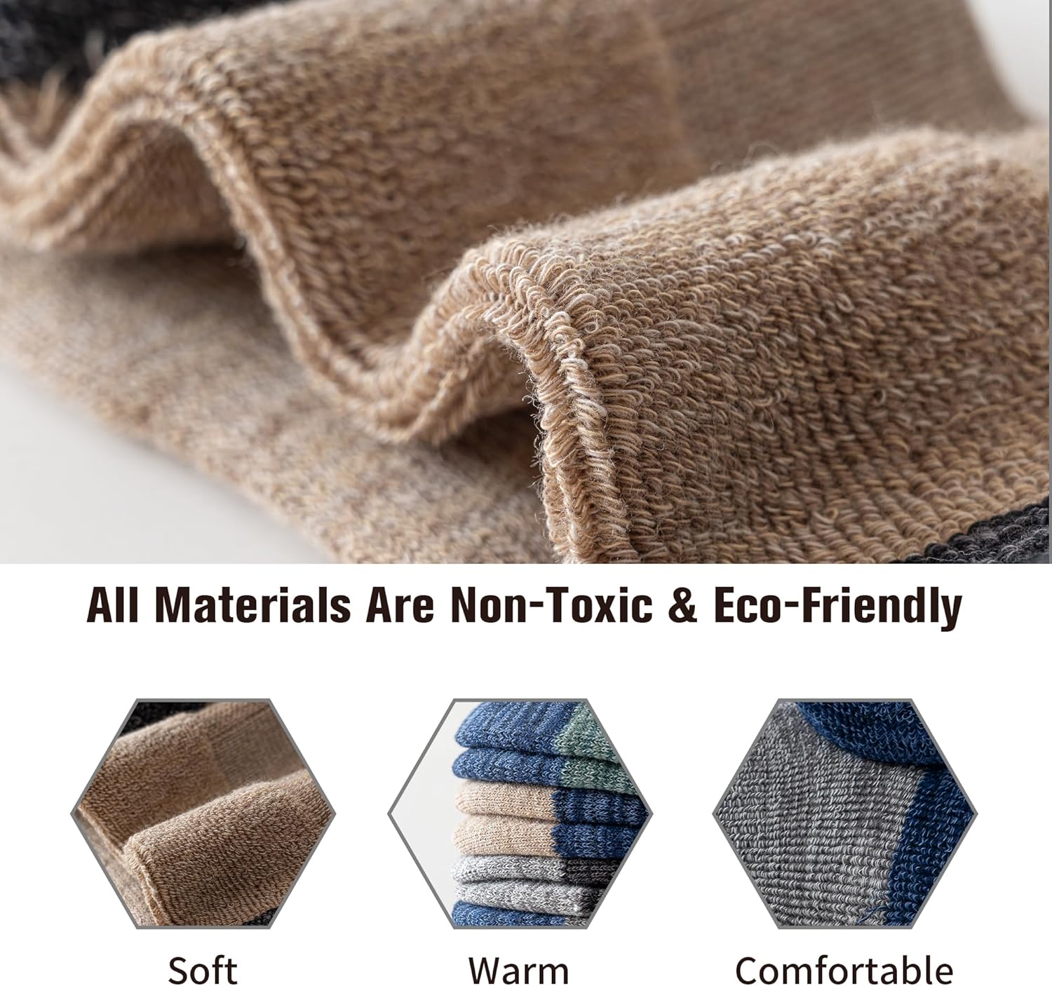 Mottee&Zconia Men's Cushioned Ankle Socks - Stay-Up Moisture-Wicking for Work, Outdoor & Daily Comfort ，5-Pack - Image 6