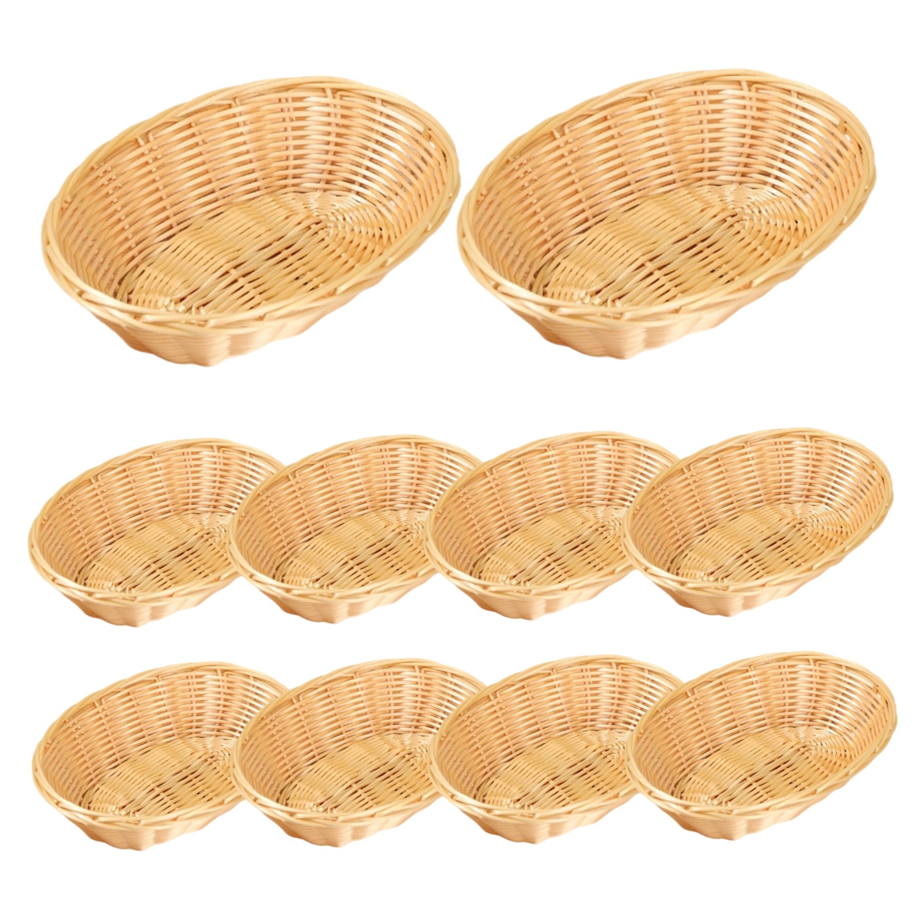 Cesta de frutas de plástico para verduras almacenamiento de pan y aperitivos