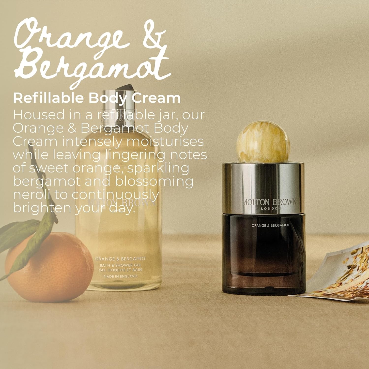 Molton Brown Orange & Bergamot Refillable Body Cream 6.76 fl. oz. - Image 2