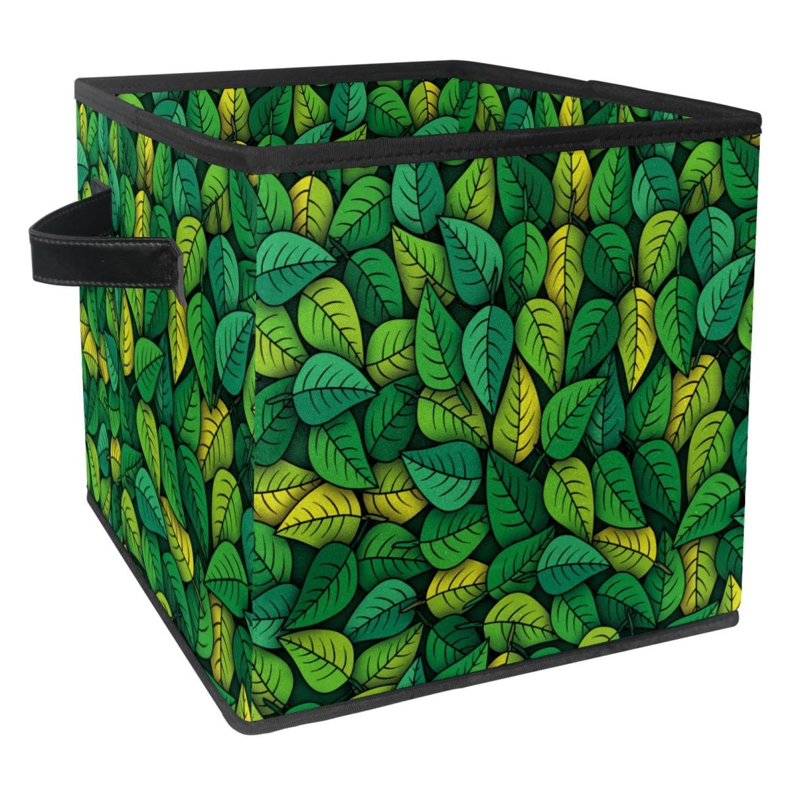 Boîte de rangement pliable pour jouets et livres grand cube en tissu avec poignées pratiques