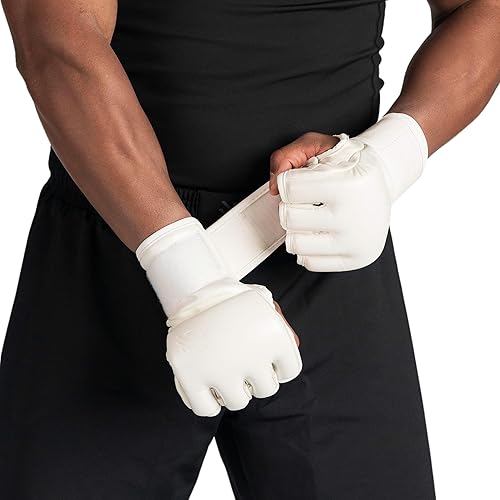 Miniatura 6 de Sanabul Guantes forjados de batalla de 4 onzas MMA para hombres y mujeres, guantes profesionales de boxeo, Muay Thai, Kickboxing, para combate