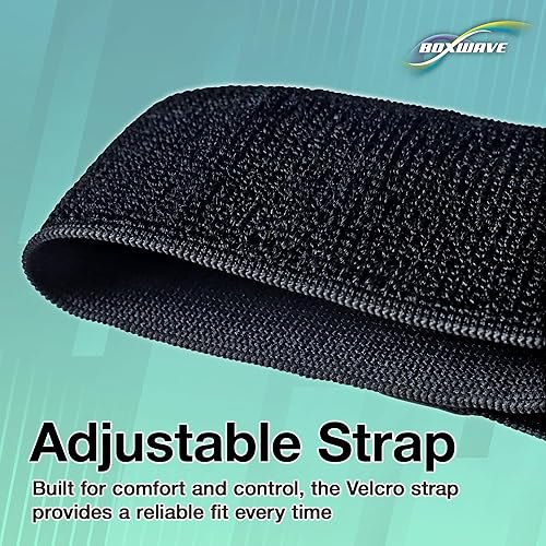 Miniatura 8 de BoxWave Holster Compatible with Nothing Phone 3a Pro - ActiveStretch Sport Armband, Adjustable Armband for Workout and Running - Jet Black