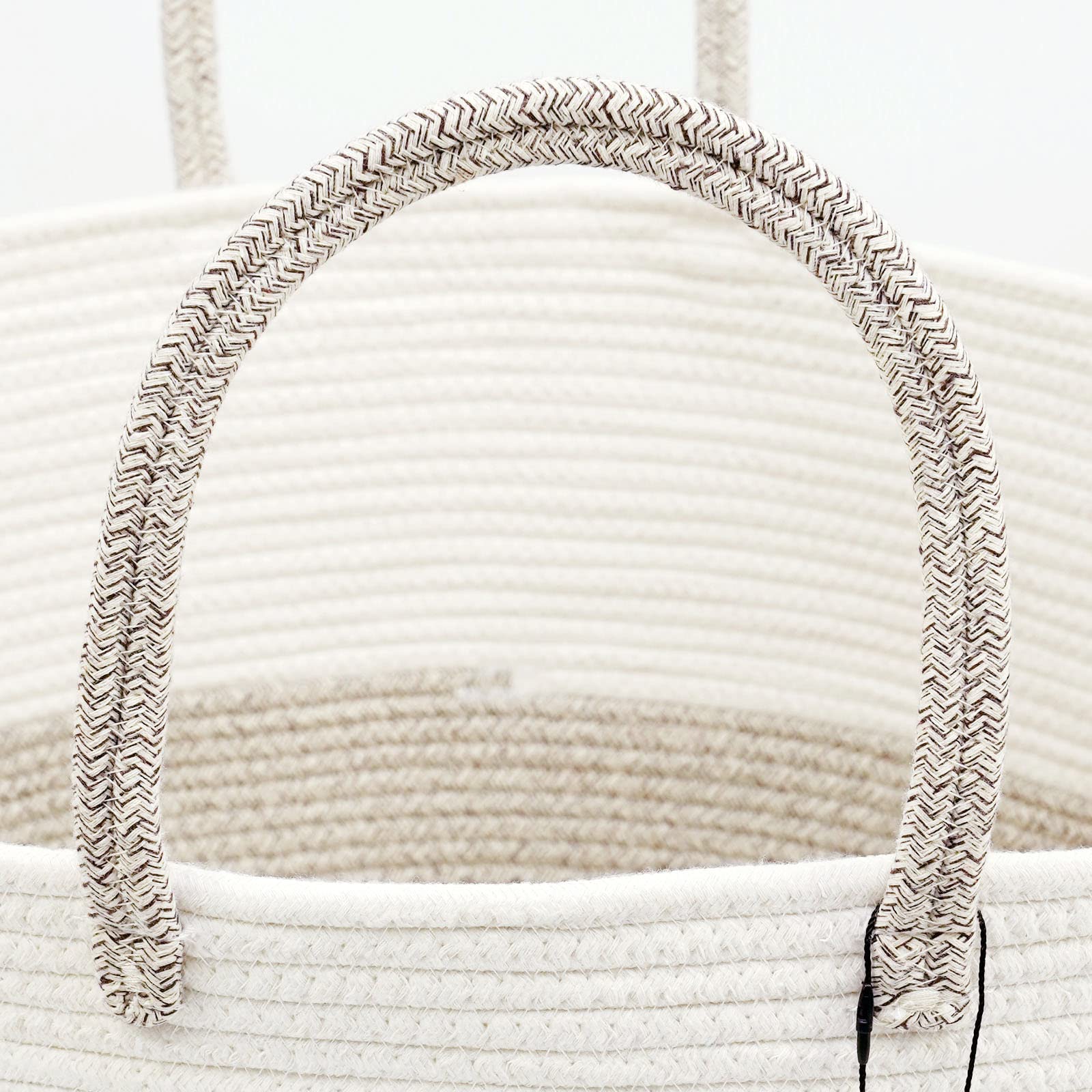 Cesto Portaoggetti In Corda Di Cotone XXXL - Per Coperte, Asciugamani E Cuscini - Foto 3