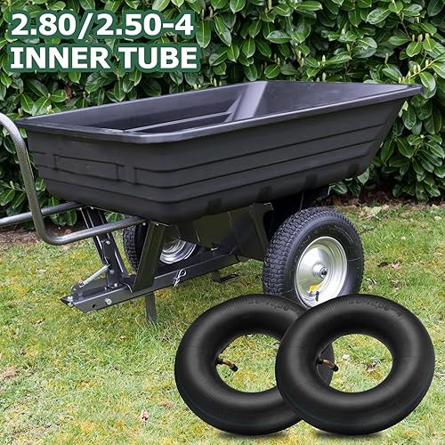 Miniatura 5 de 2.802.50-4 Tubo interior 2.80-4 2.50-4 Tubos de repuesto para neumáticos con vástago de válvula doblado para carretillas, scooters, camiones de