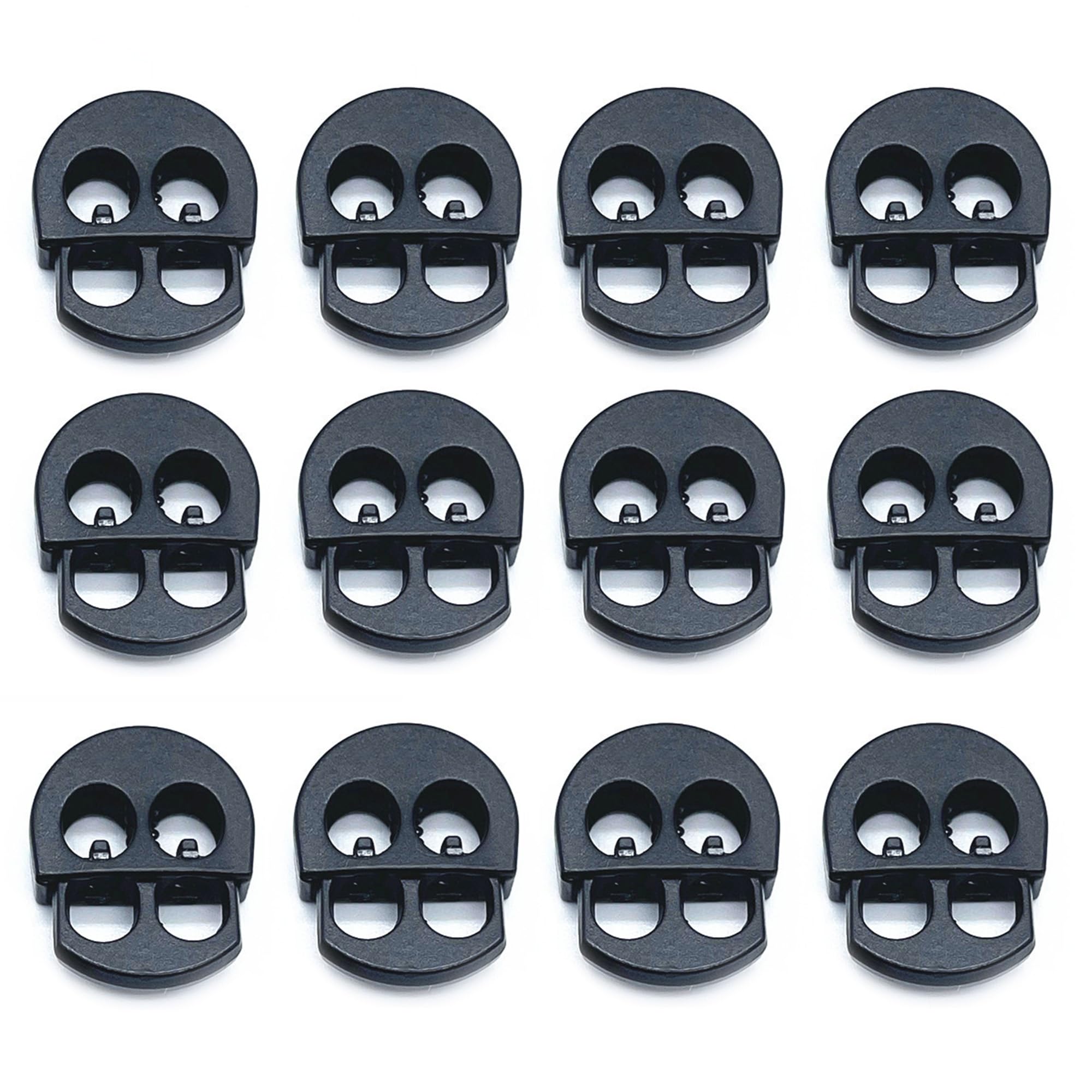 Acheter ZELHYEUU 12 Pièces Bouchon De Cordon, Cordon En Plastique, à Bascule Rond, Ajusteur Élastique Un Trou, Pour Serrage, Sac Dos, Fixer Lacets ? Comparer Chez